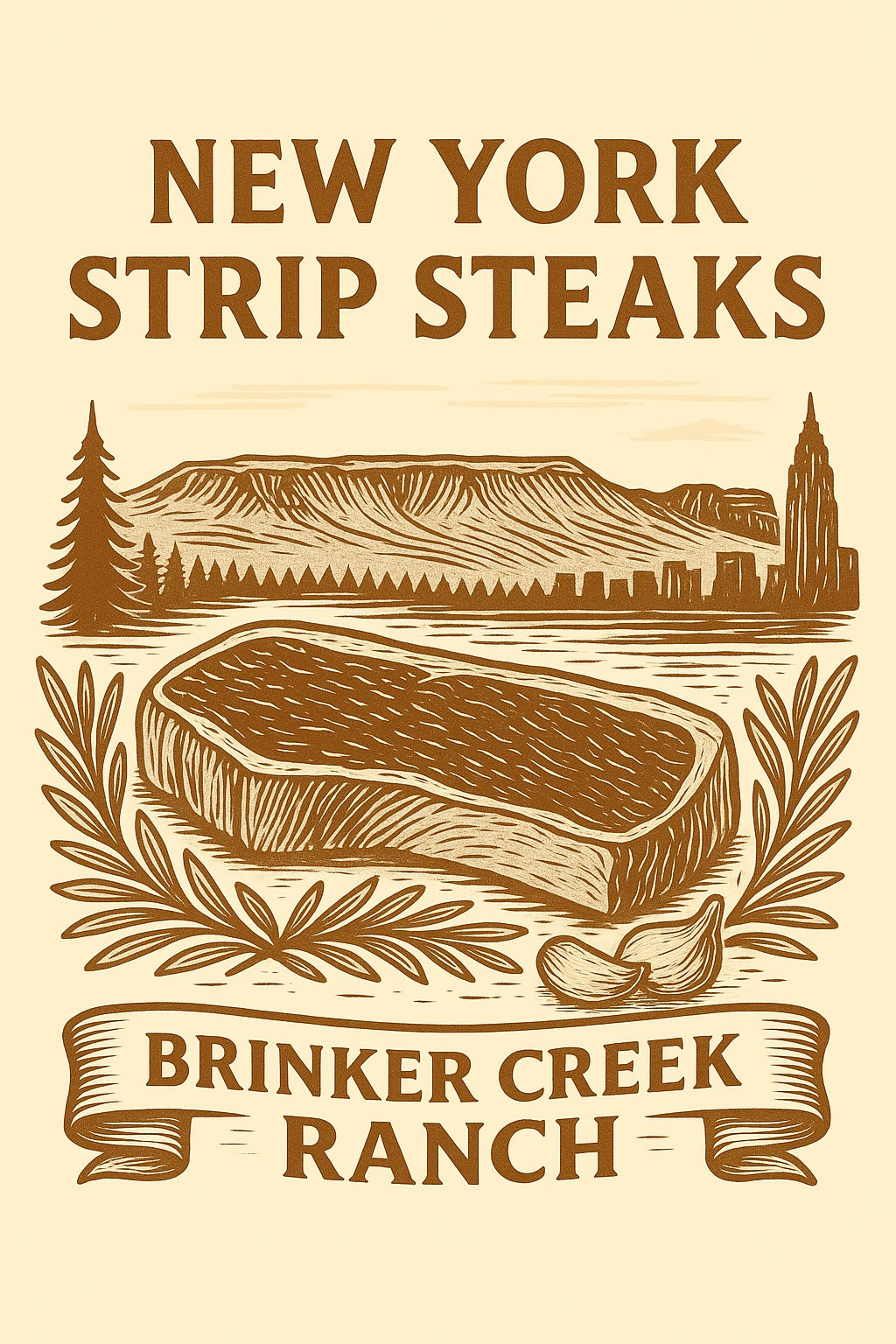 3 lbs New York Strip Steaks (limited)