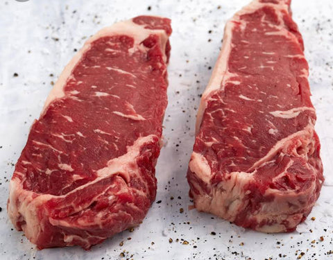 5 lbs of New York Strip Steaks -  restocks in July